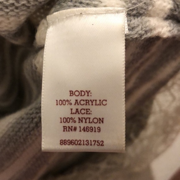 SO Grey Striped Sweater - Picture 5 of 5